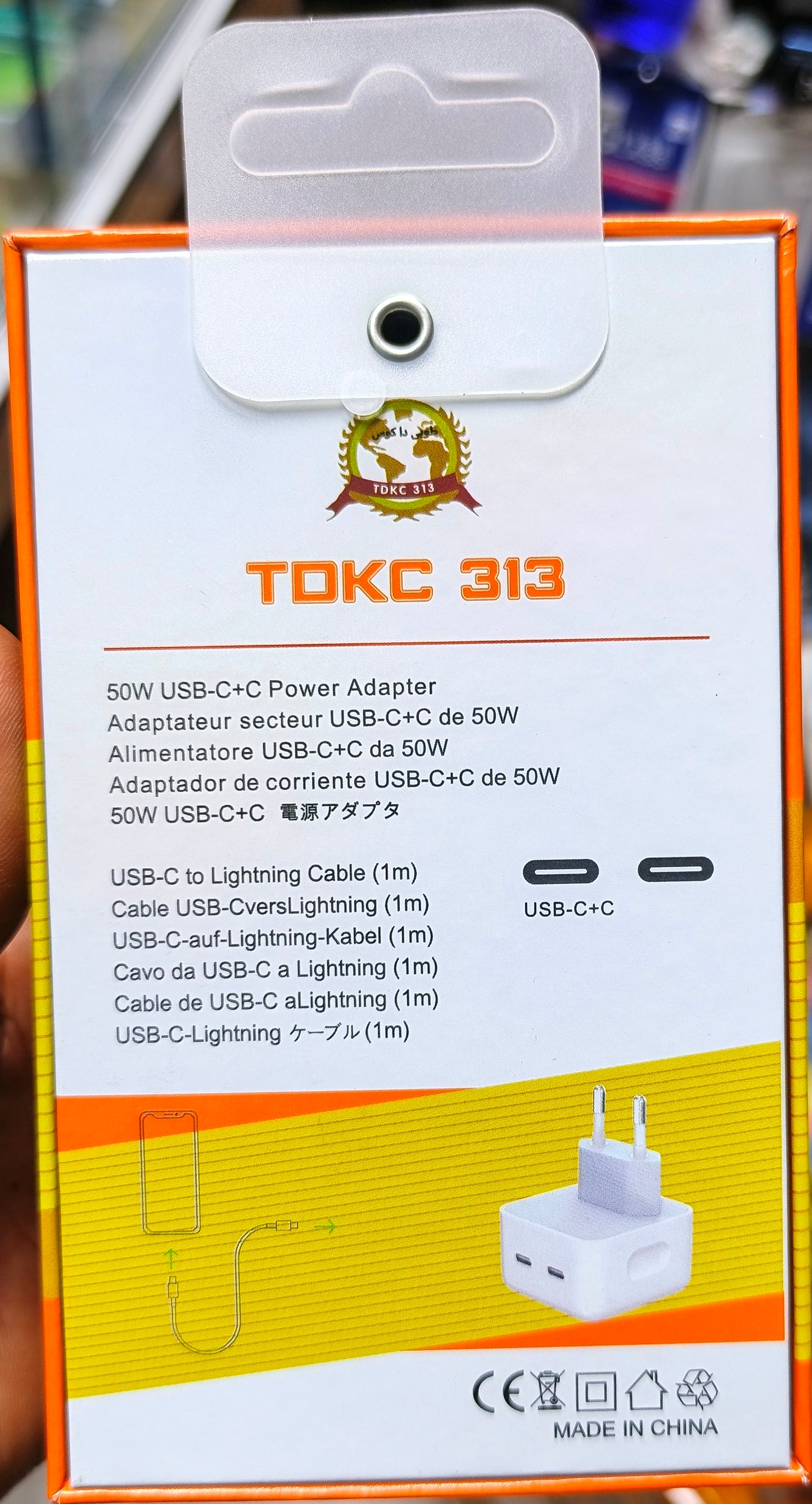 Chargeur iPhone d'origine