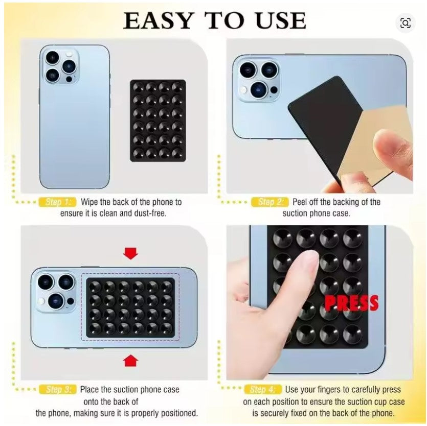 Stick - Support de téléphone à ventouse en silicone,  multifonctionnel