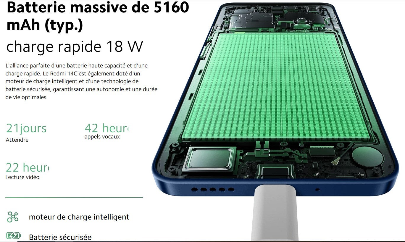 Redmi 14C - 4G/5G (version globale)